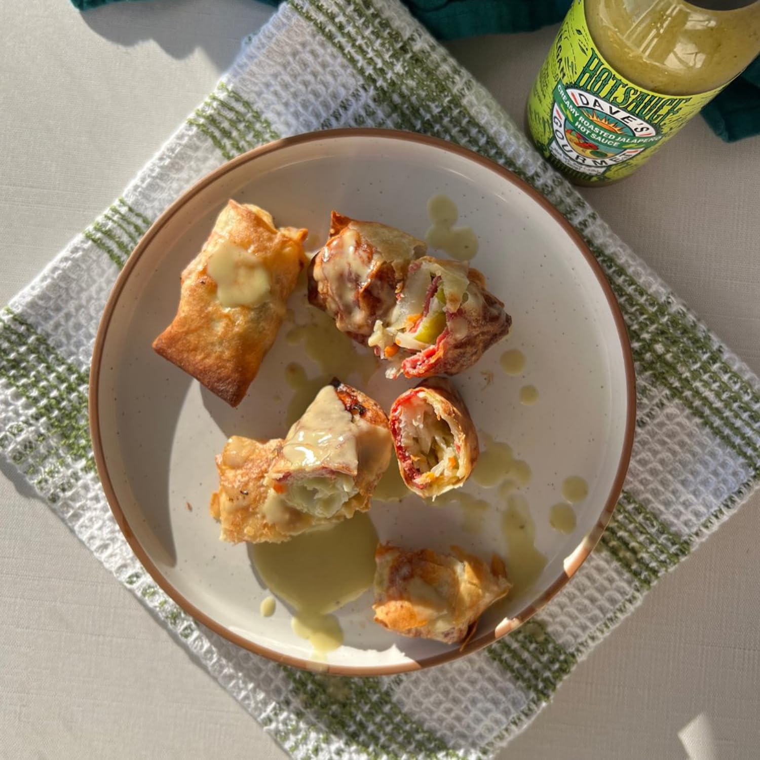 Dave's Gourmet served as a dip with chips offering crowd-pleasing flavor