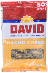 David nacho cheese front packaging showing bag design and bold flavor