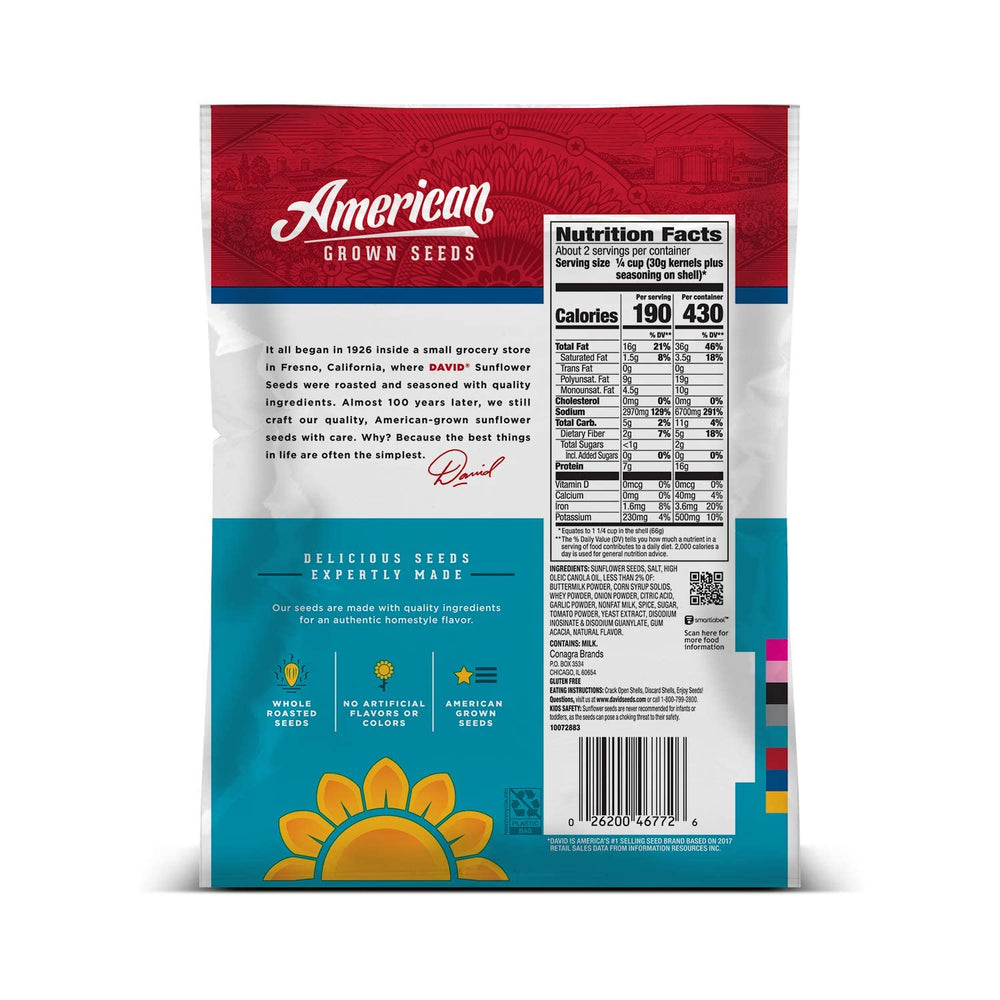David outdoor sports setting showing an on-the-go snack for fans