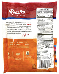 David close-up of roasted pumpkin seeds highlighting texture and crunch for topping dishes
