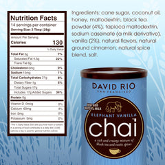 David Rio powder texture close-up highlighting smooth blend and quick dissolving benefit
