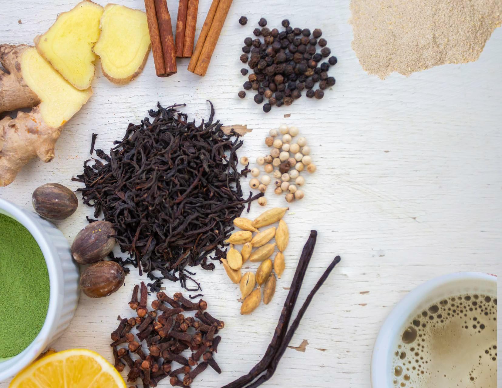 David Rio prepared cup of chai demonstrating rich color and comforting warmth