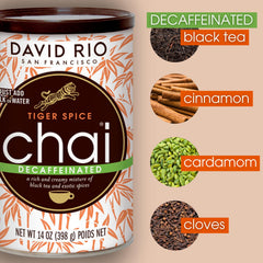 David Rio scoop highlighting powder texture and organic spices for easy measuring