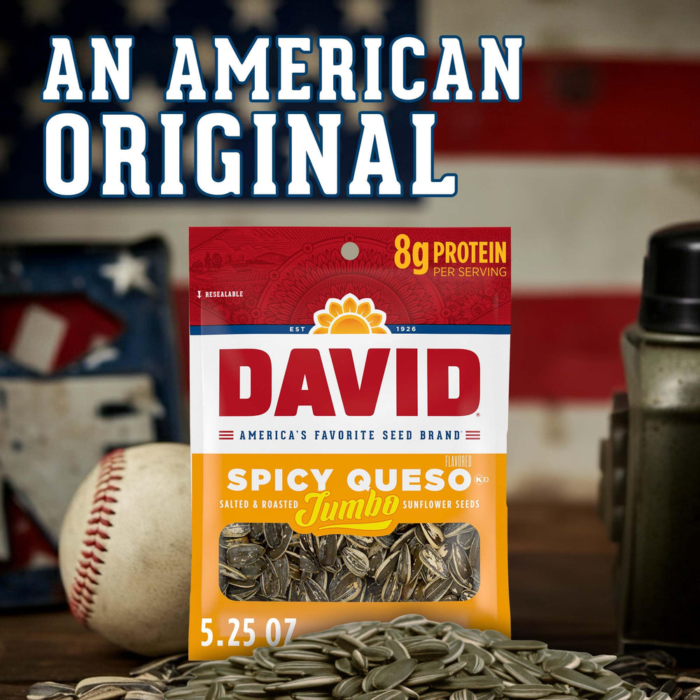 DAVID seeds in a bowl on a table for social snacking and shareable benefit