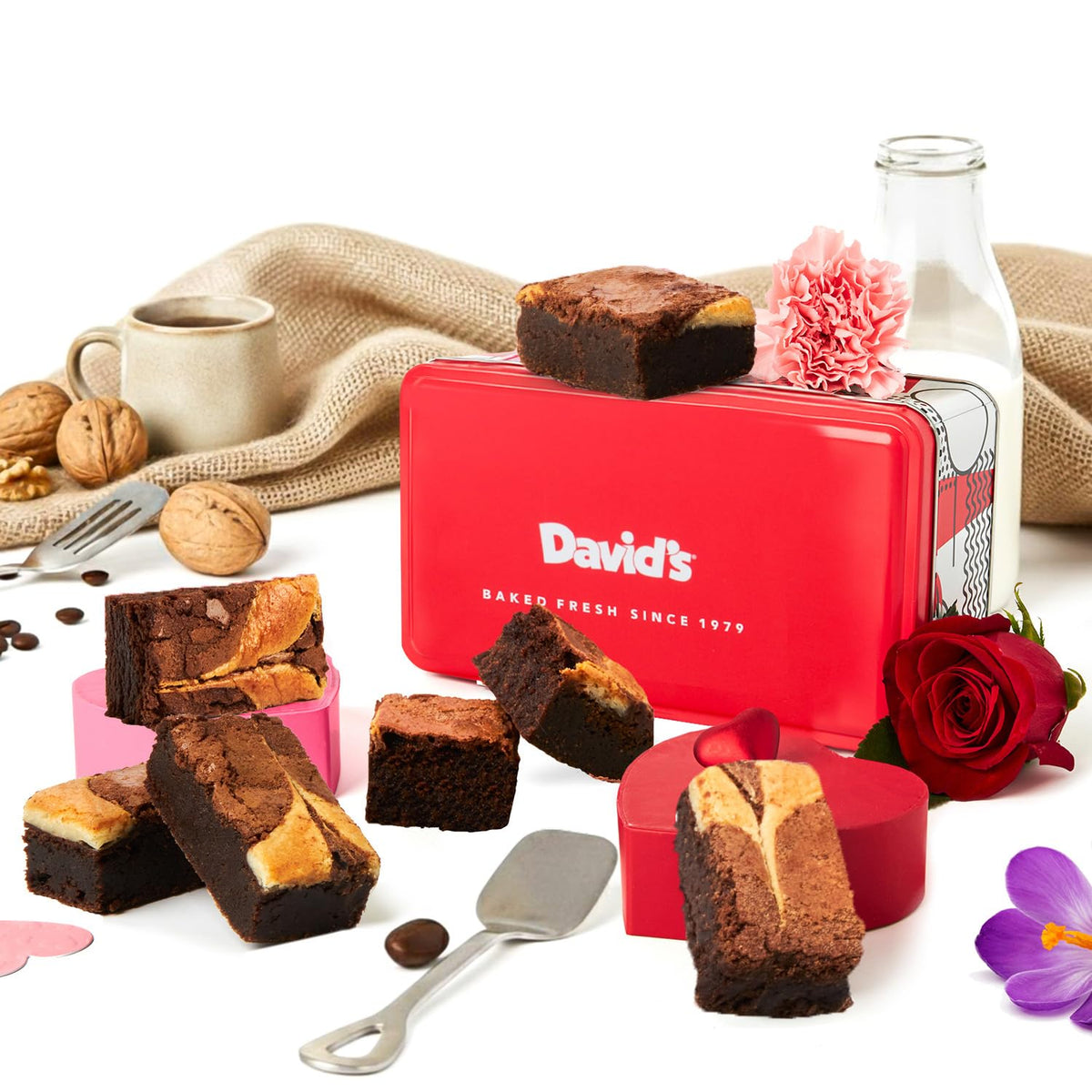 David's Cookies front packaging showing gift-ready presentation and premium appeal