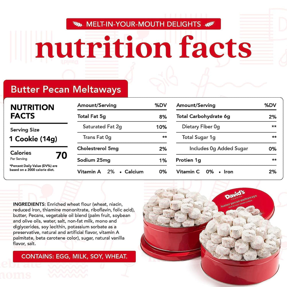 David's Cookies label close-up showing kosher certification reassurance