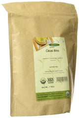 Davidson's prepared cup of cacao infusion served with milk, showing rich chocolate flavor