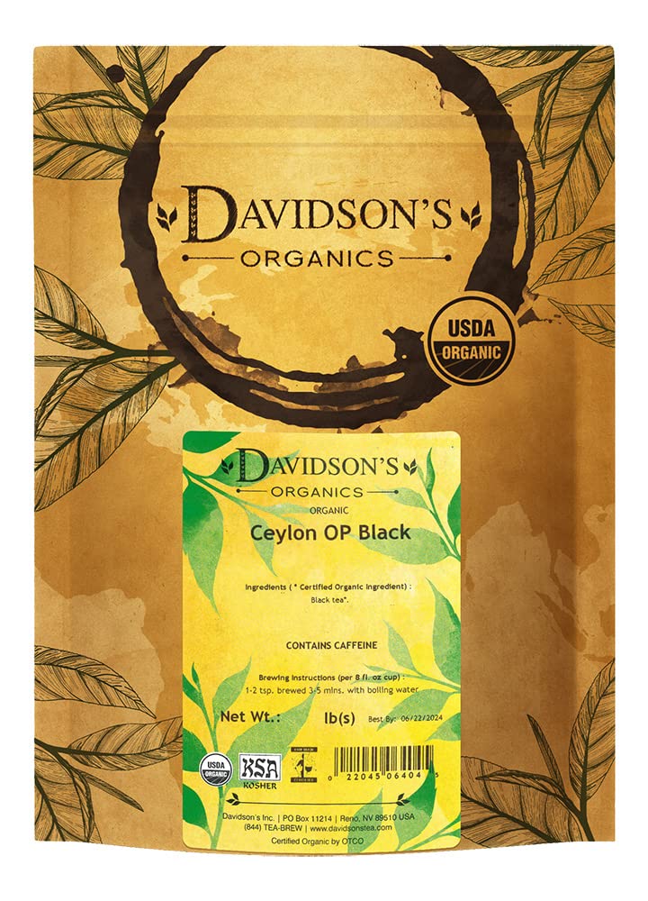 Davidson's front packaging showing 1 lb bag and organic label, highlights freshness
