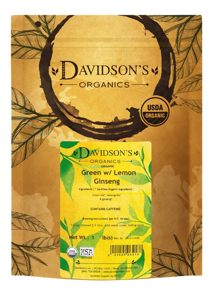 Davidson's front packaging showing 16 oz label and organic seal for clear choice