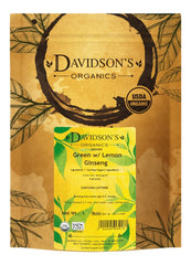 Davidson's front packaging showing 16 oz label and organic seal for clear choice