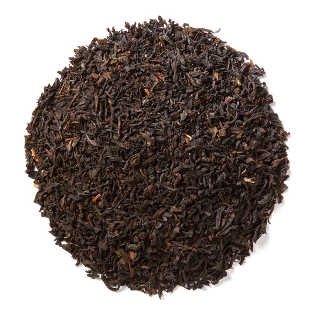 Davidson's loose leaf close-up revealing full-bodied tea texture and rich color