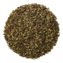 Davidson's open jar of loose leaves showing texture and freshness for aroma preservation
