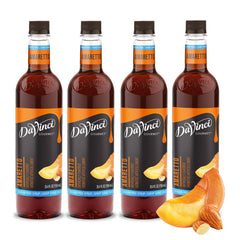 DaVinci Gourmet bottle front packaging showing amaretto sugar-free flavor benefit