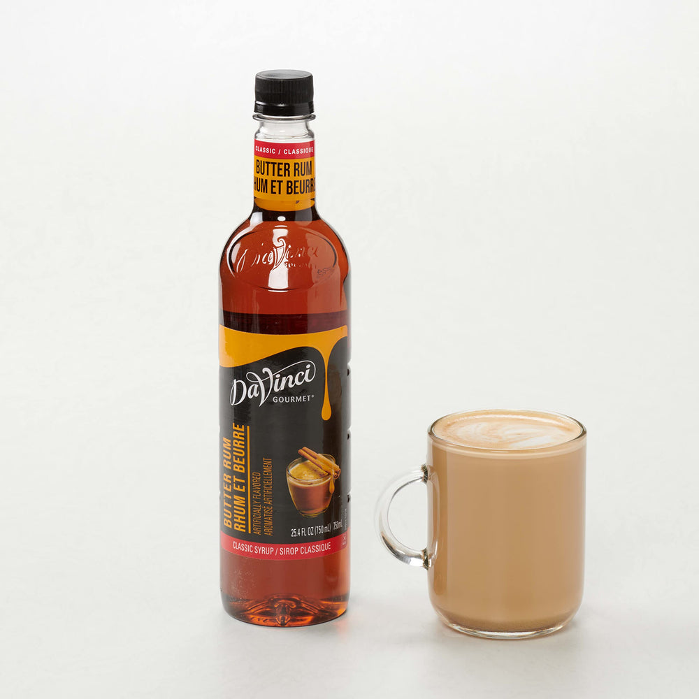 DaVinci Gourmet syrup drizzled over dessert illustrating enhanced flavor finishing