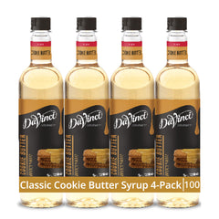 DaVinci Gourmet bottle front packaging showing cookie butter syrup and brand benefits