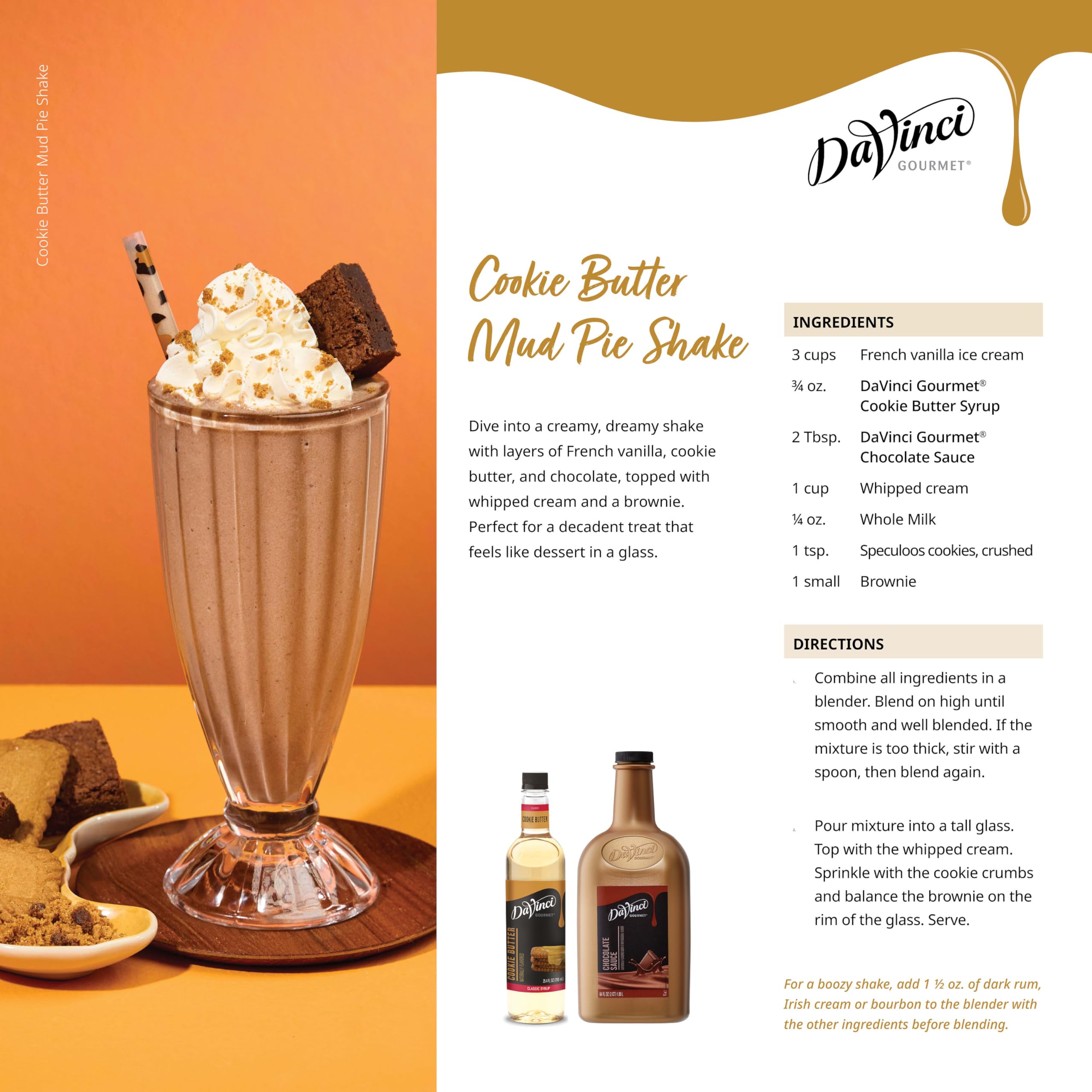 DaVinci Gourmet bottle next to a measuring cup to show 25.4 fl oz scale