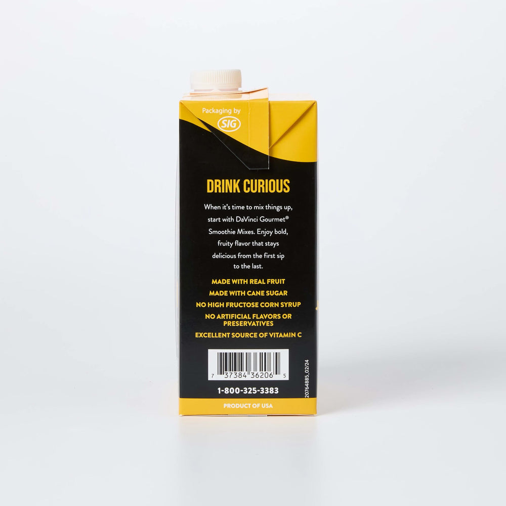 DaVinci Gourmet mango mix in frozen cocktail glass showing versatility benefit