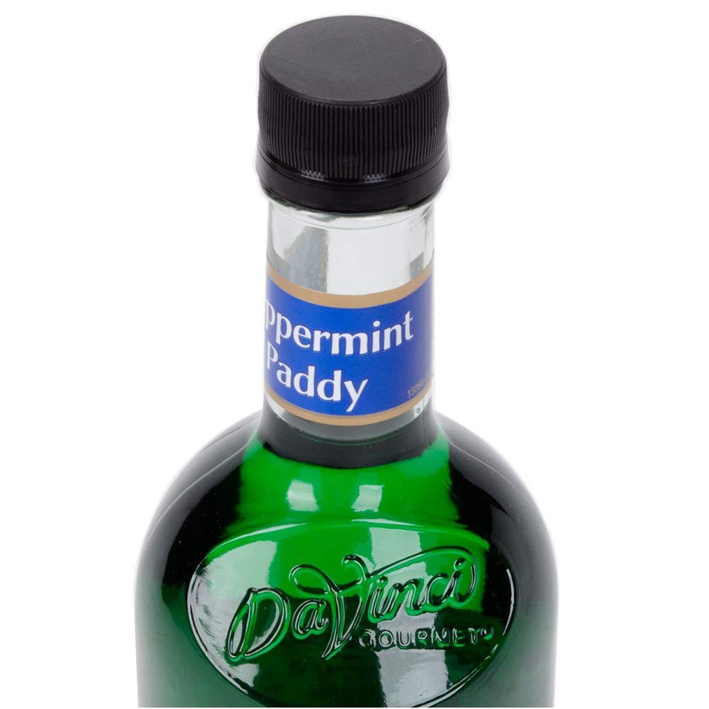 DaVinci Gourmet used in iced latte illustrating mint-chocolate flavor