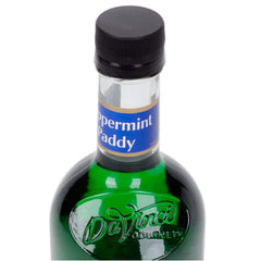 DaVinci Gourmet used in iced latte illustrating mint-chocolate flavor