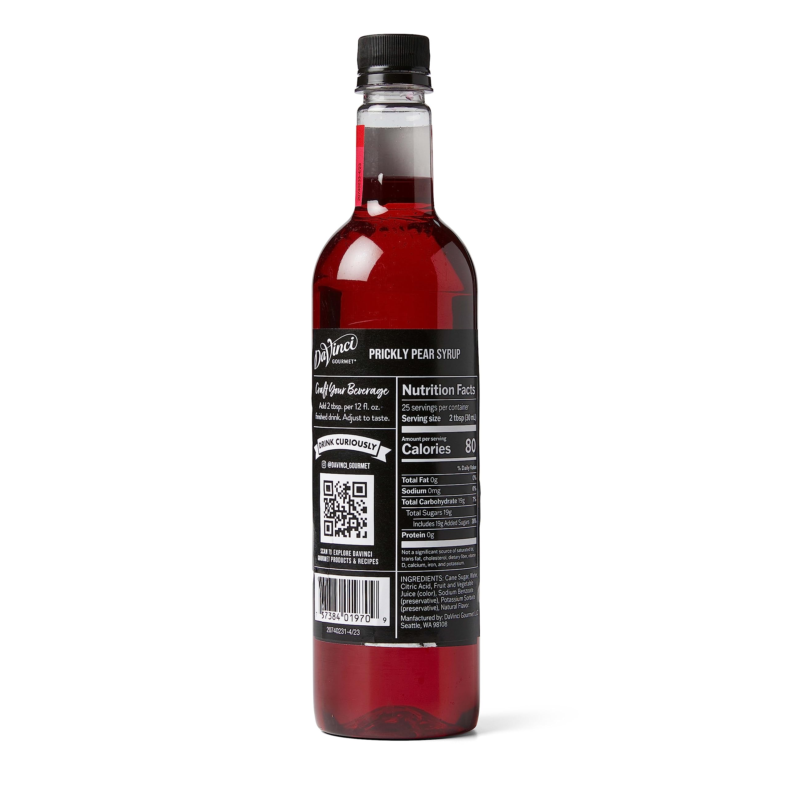 DaVinci Gourmet close-up of syrup texture highlighting smooth consistency