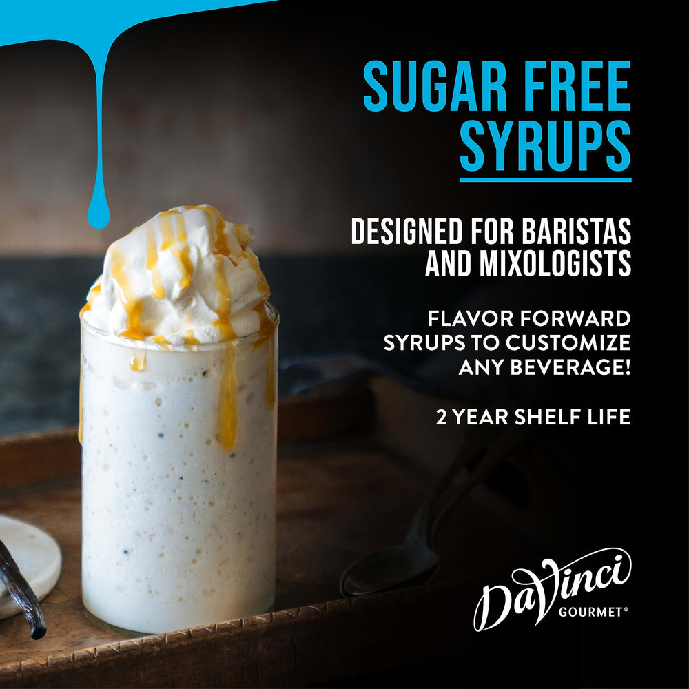 DaVinci Gourmet syrup in iced latte demonstrating bright raspberry flavor