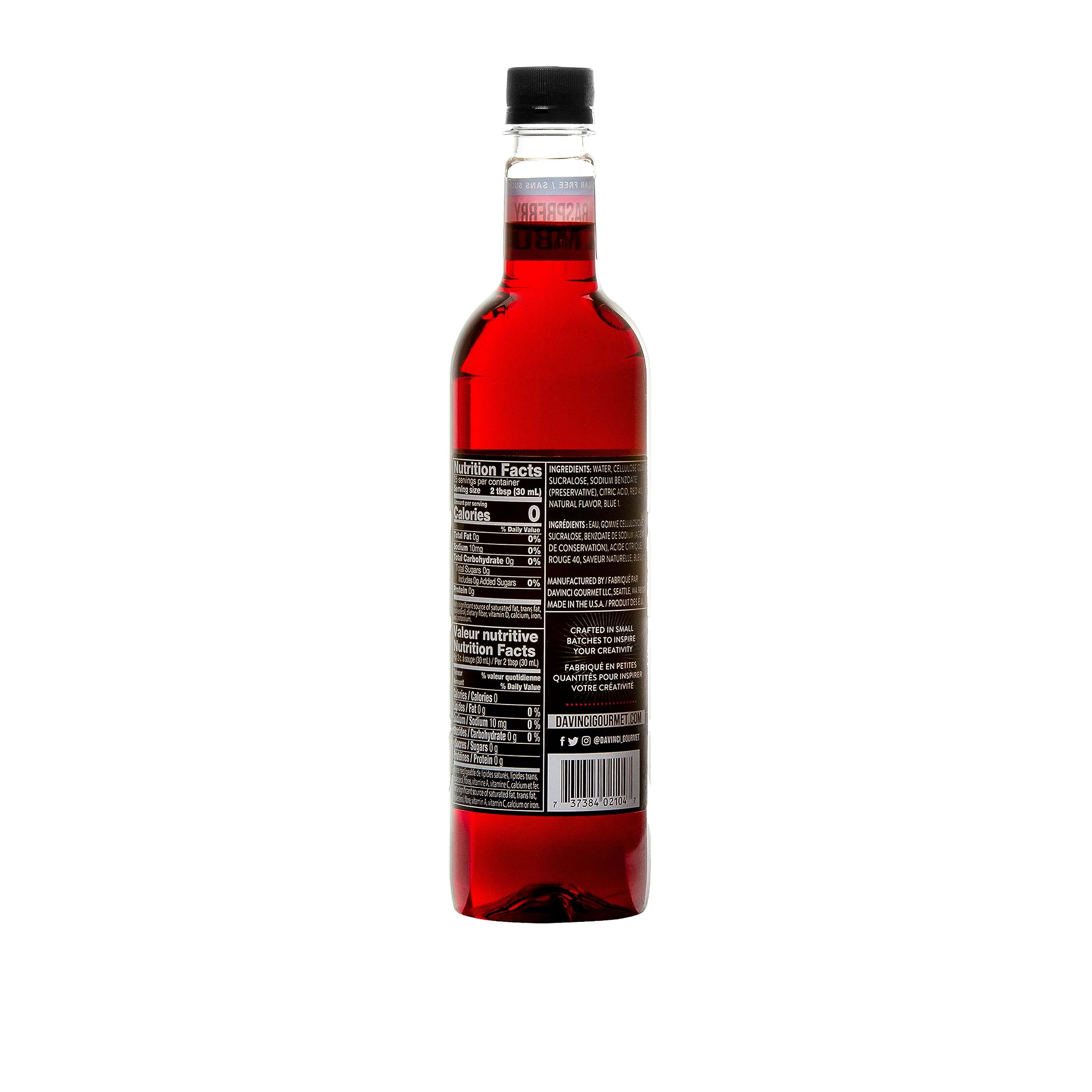 DaVinci Gourmet syrup pouring close-up showing smooth texture and precise portioning