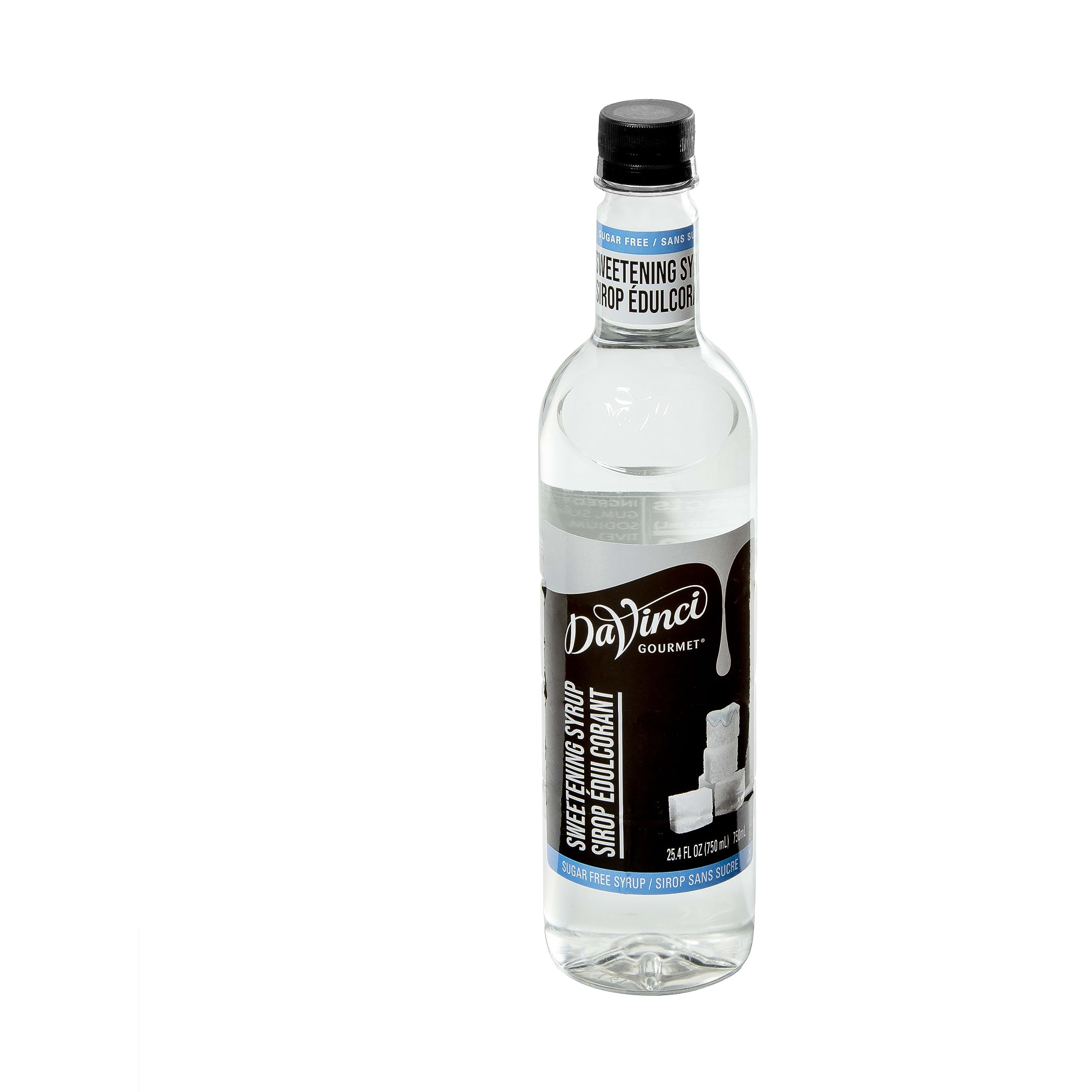 DaVinci Gourmet four-bottle back bar setup indicating café-ready supply