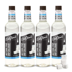 DaVinci Gourmet bottle front view showing label and zero-calorie benefit