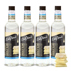 DaVinci Gourmet bottle front label showing product and benefit of zero-calorie flavor