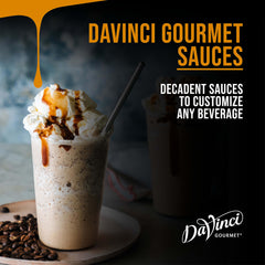 Label detail on DaVinci Gourmet bottle highlighting ingredients and quality for confident menu use