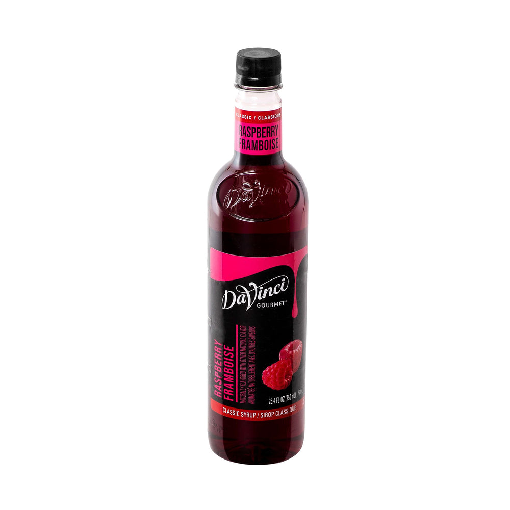 DaVinci Gourmet bottles next to measuring cup for size and portion planning benefit