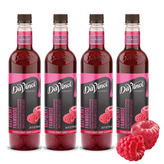DaVinci Gourmet raspberry front packaging showing bottle and label for consistent flavor