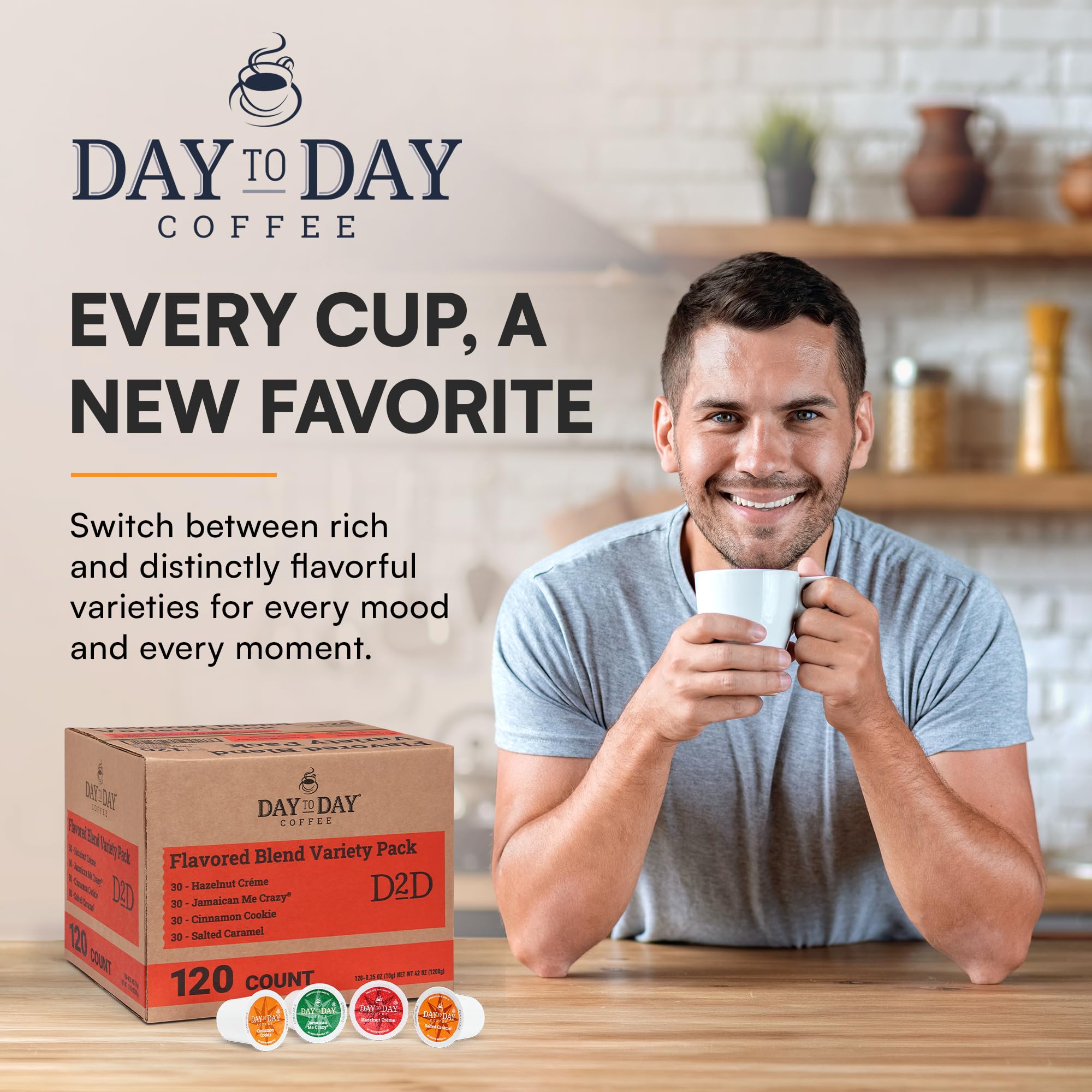 Back-of-pack Day To Day label with ingredients and compatibility details for informed purchase decisions