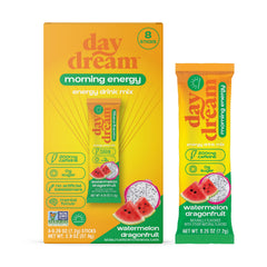 Day Dream front packaging showing watermelon dragonfruit flavor and benefits