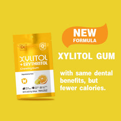DC24 DAILY CARE close-up of single gum piece highlighting texture and long-lasting flavor
