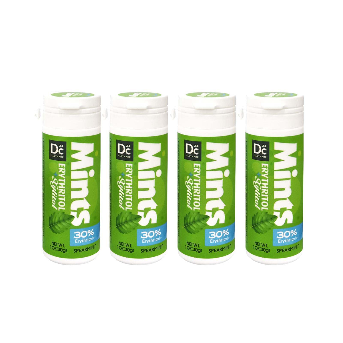DC24 DAILY CARE front packaging showing four tubes and product benefits