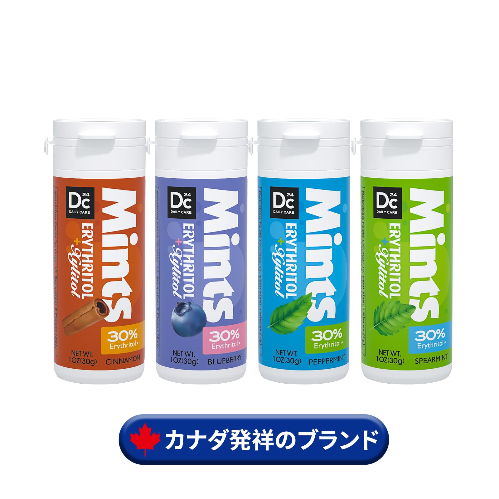 DC24 DAILY CARE mints on desk in lifestyle scene for daily convenience