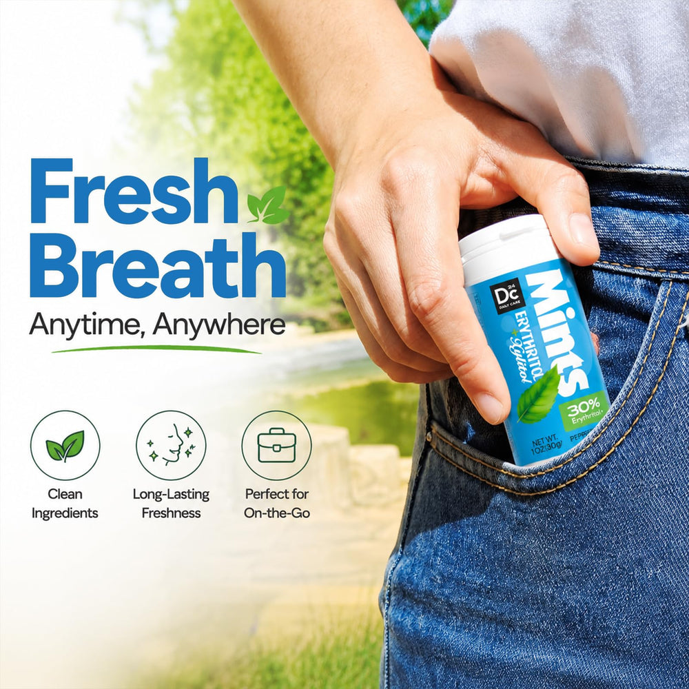 DC24 DAILY CARE tube in purse showing travel-friendly convenience