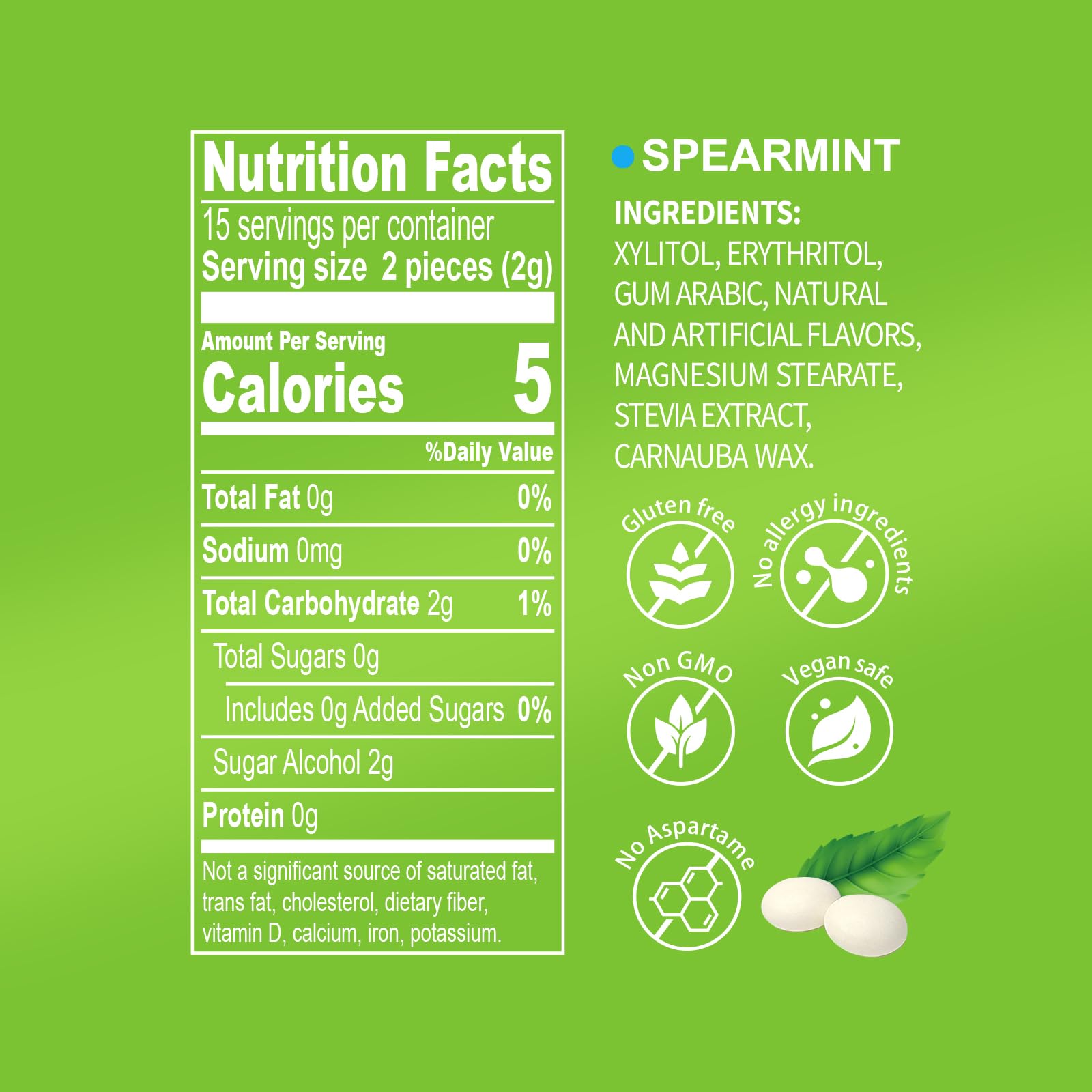 DC24 DAILY CARE mint dissolving in mouth illustrating steady release