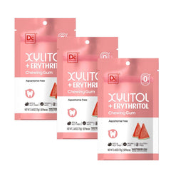 DC24 DAILY CARE front packaging showing watermelon gum and resealable bag benefit freshness