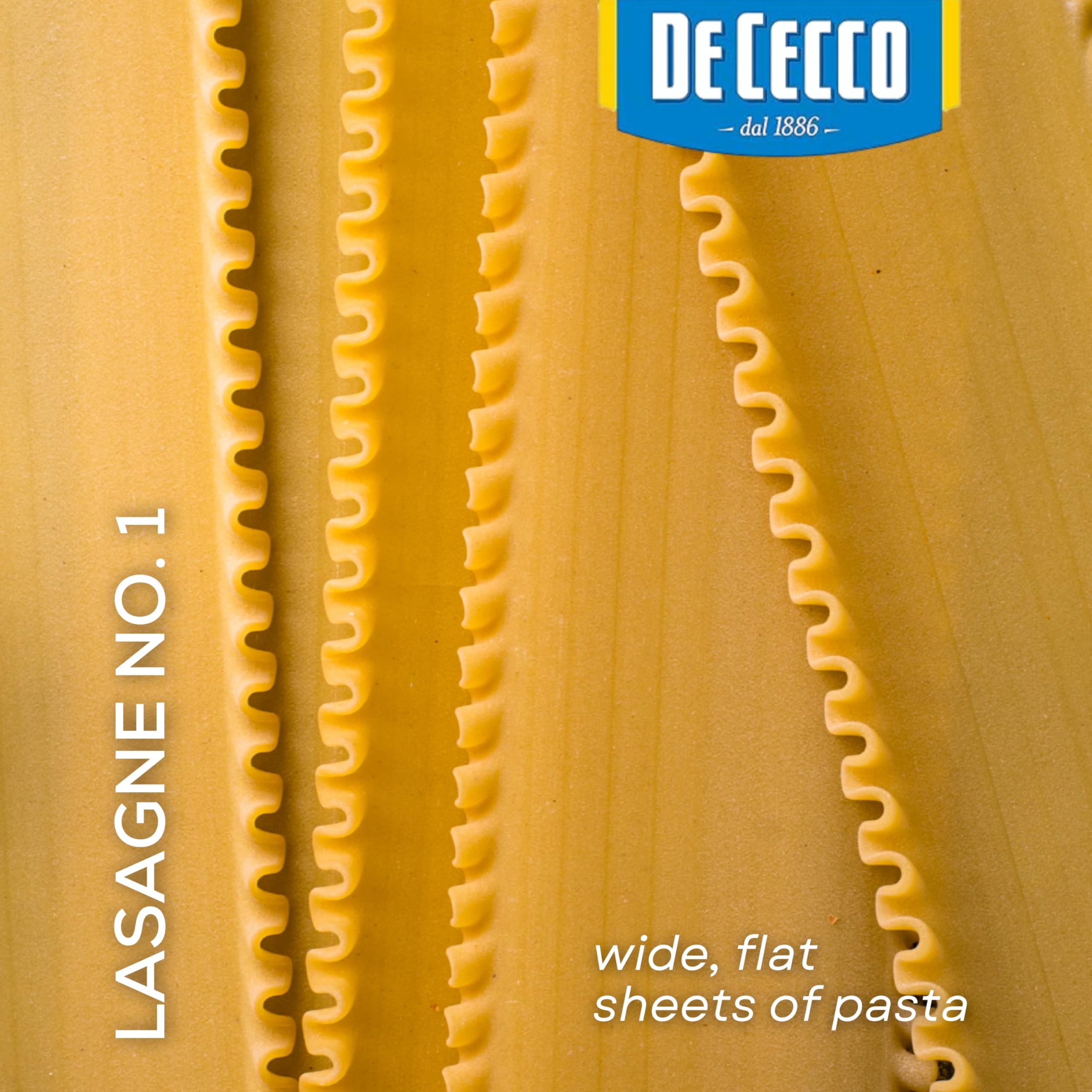 de cecco lasagne in oven bubbling cheese and layers holding shape
