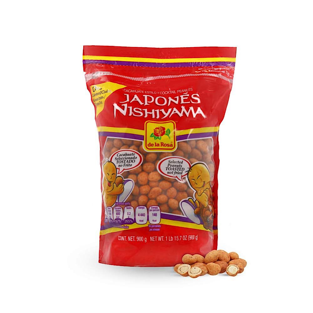 De la Rosa front packaging showing 900 g ziplock and branding, highlights convenience