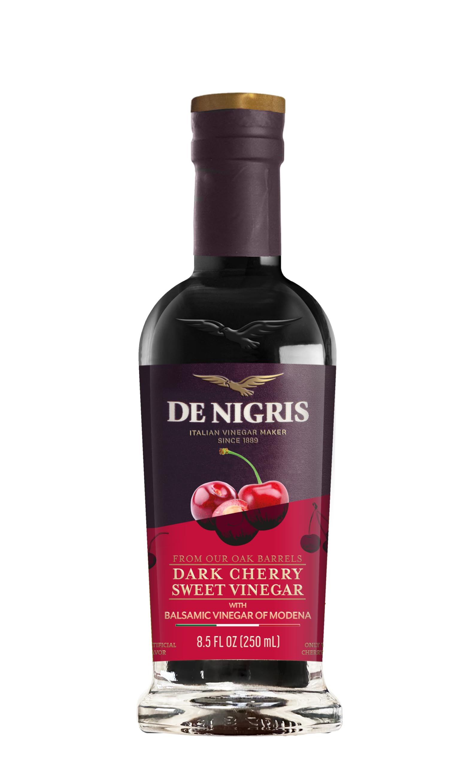 de nigris front bottle showing label and bottle shape benefits clear identification