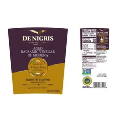 de nigris bottle in kitchen setting used to finish salad, adding flavor and shine