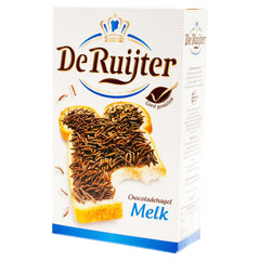 De Ruijter front packaging showing 400g box and clear product branding, ideal for pantry display