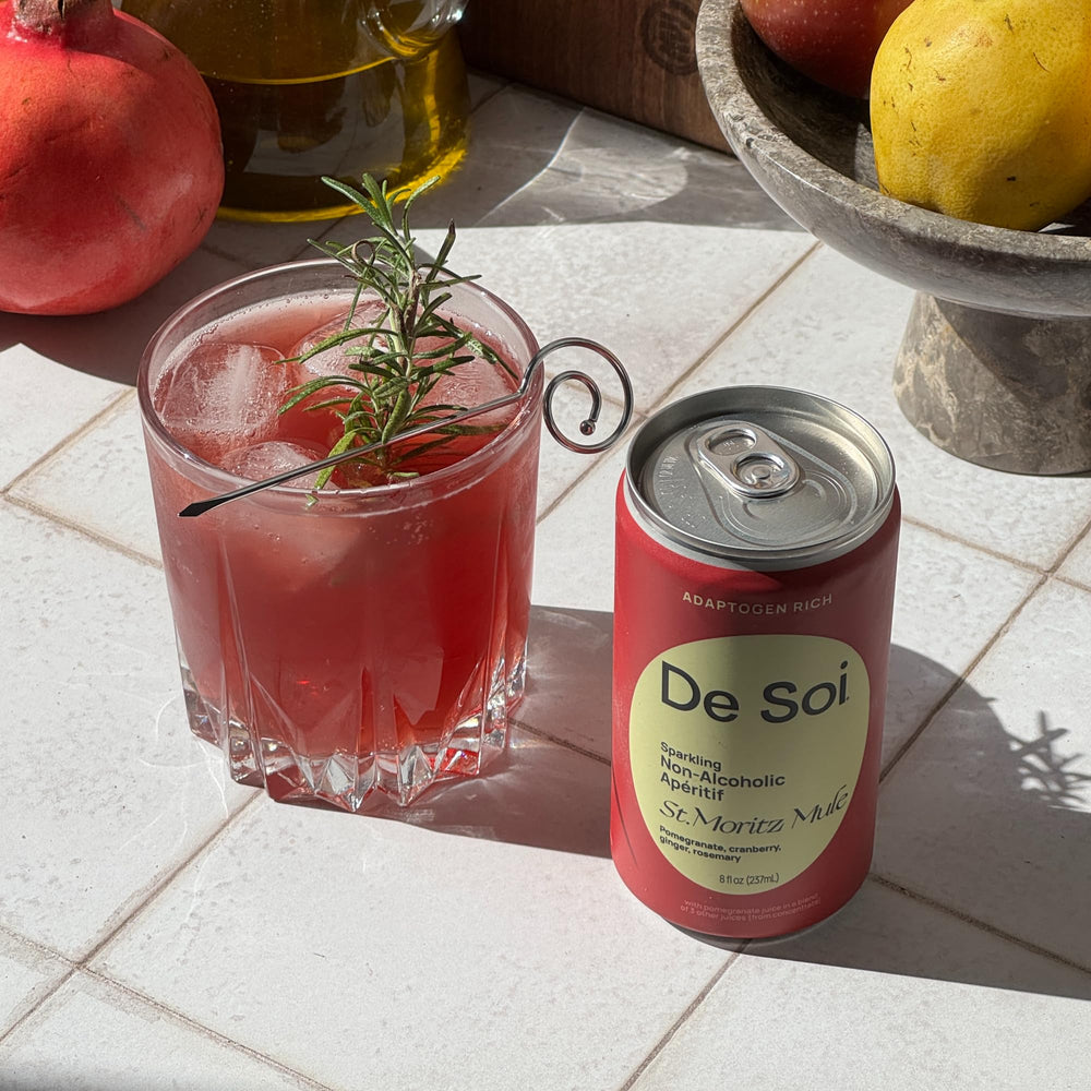 De Soi served with fresh rosemary garnish for aromatic enjoyment