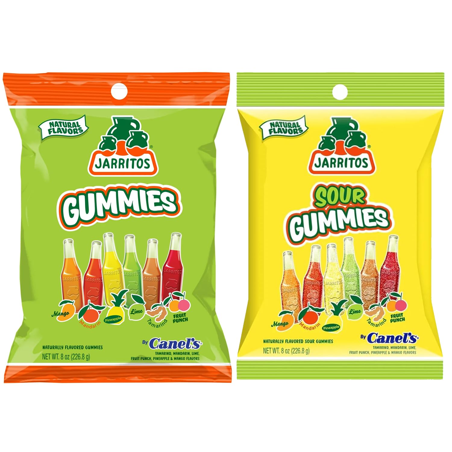 Deal Society Jarritos gummies close-up of chewy texture and bright colors