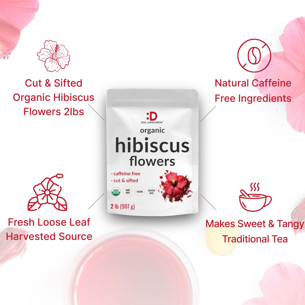 DEAL SUPPLEMENT hibiscus on measuring spoon and scale demonstrating portion control