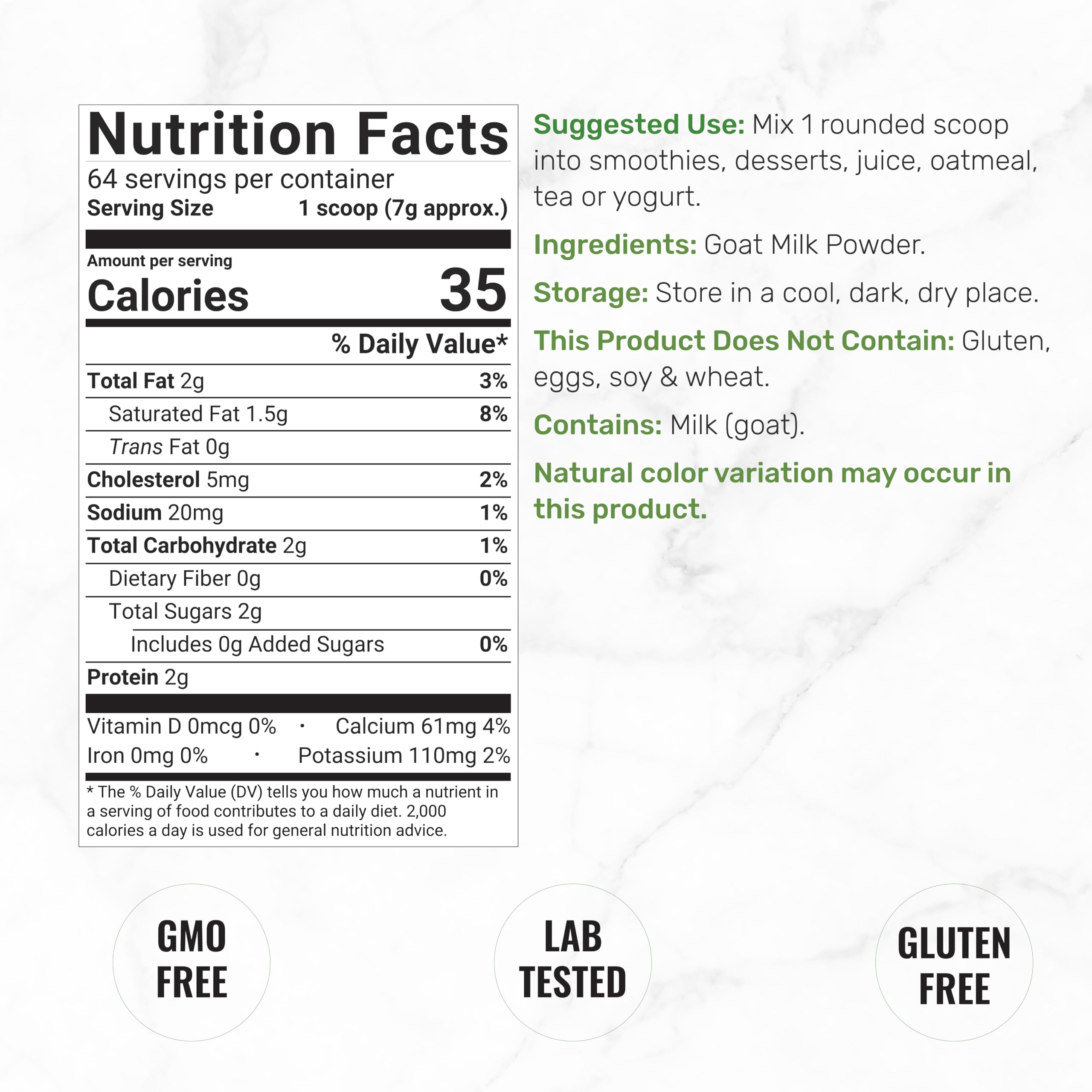 DEAL SUPPLEMENT powder close-up texture highlighting creamy, fine particles for easy mixing