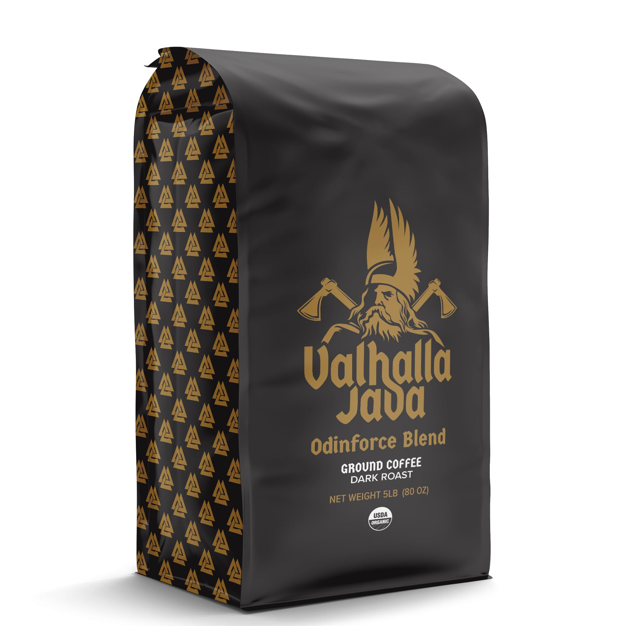 Death Wish Coffee roasted beans detail highlighting blend origin and texture